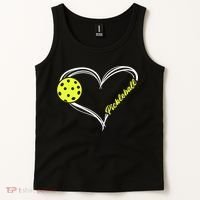 Love Pickleball Cute Pickleball Match, I Love Pickleball TShirt Tank Top thumb 2