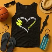 Love Pickleball Cute Pickleball Match, I Love Pickleball TShirt Tank Top thumb 4