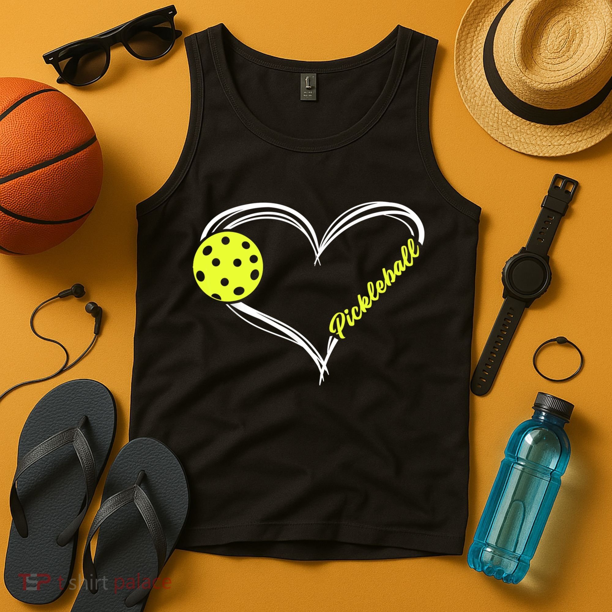 Love Pickleball Cute Pickleball Match, I Love Pickleball TShirt Tank Top