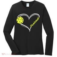 Love Pickleball Cute Pickleball Match, I Love Pickleball TShirt Women's Long Sleeve Shirt thumb 0