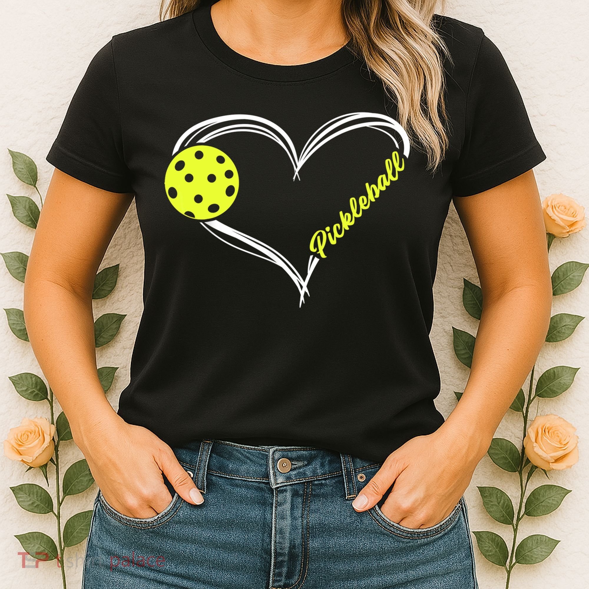 Love Pickleball Cute Pickleball Match, I Love Pickleball TShirt Women's T-Shirt