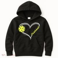 Love Pickleball Cute Pickleball Match, I Love Pickleball TShirt Kids Hoodie thumb 0