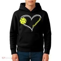 Love Pickleball Cute Pickleball Match, I Love Pickleball TShirt Kids Hoodie thumb 4