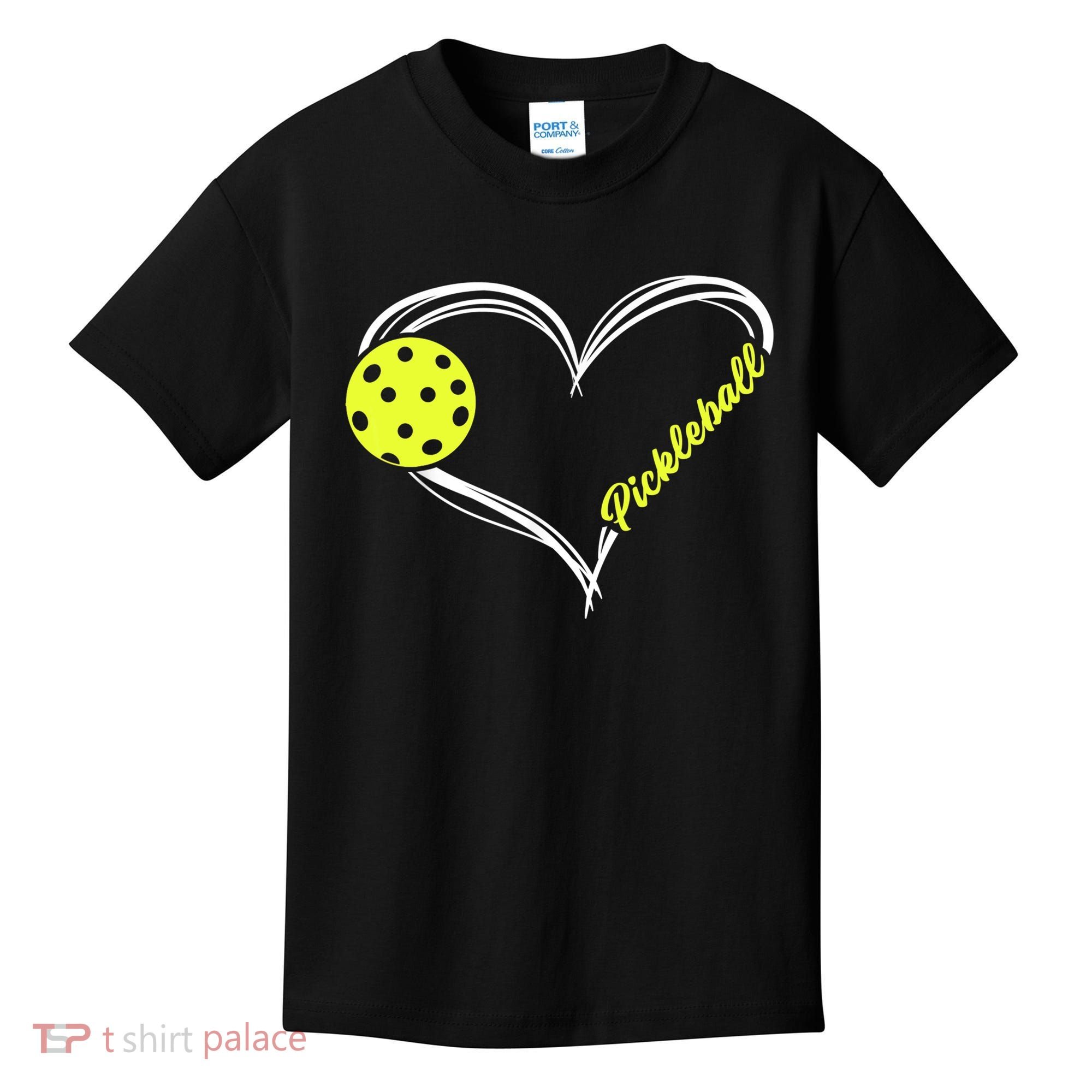 Love Pickleball Cute Pickleball Match, I Love Pickleball TShirt Kids T-Shirt