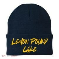 Lemon Pound Cake Meme Beanie thumb 0