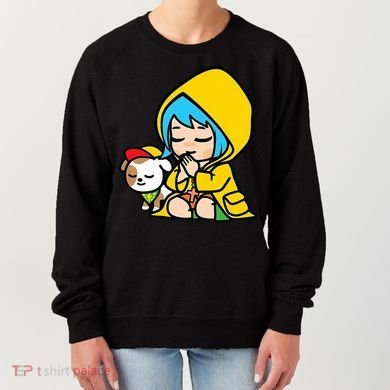 Luce Praying Catholic Pilgrim Vatican Anime Mascot 2025 Women's Sweatshirt