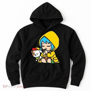 Luce Praying Catholic Pilgrim Vatican Anime Mascot 2025 Hoodie