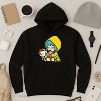 Luce Praying Catholic Pilgrim Vatican Anime Mascot 2025 Hoodie thumb 3