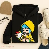 Luce Praying Catholic Pilgrim Vatican Anime Mascot 2025 Hoodie thumb 4
