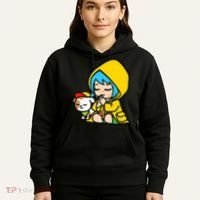 Luce Praying Catholic Pilgrim Vatican Anime Mascot 2025 Hoodie thumb 5