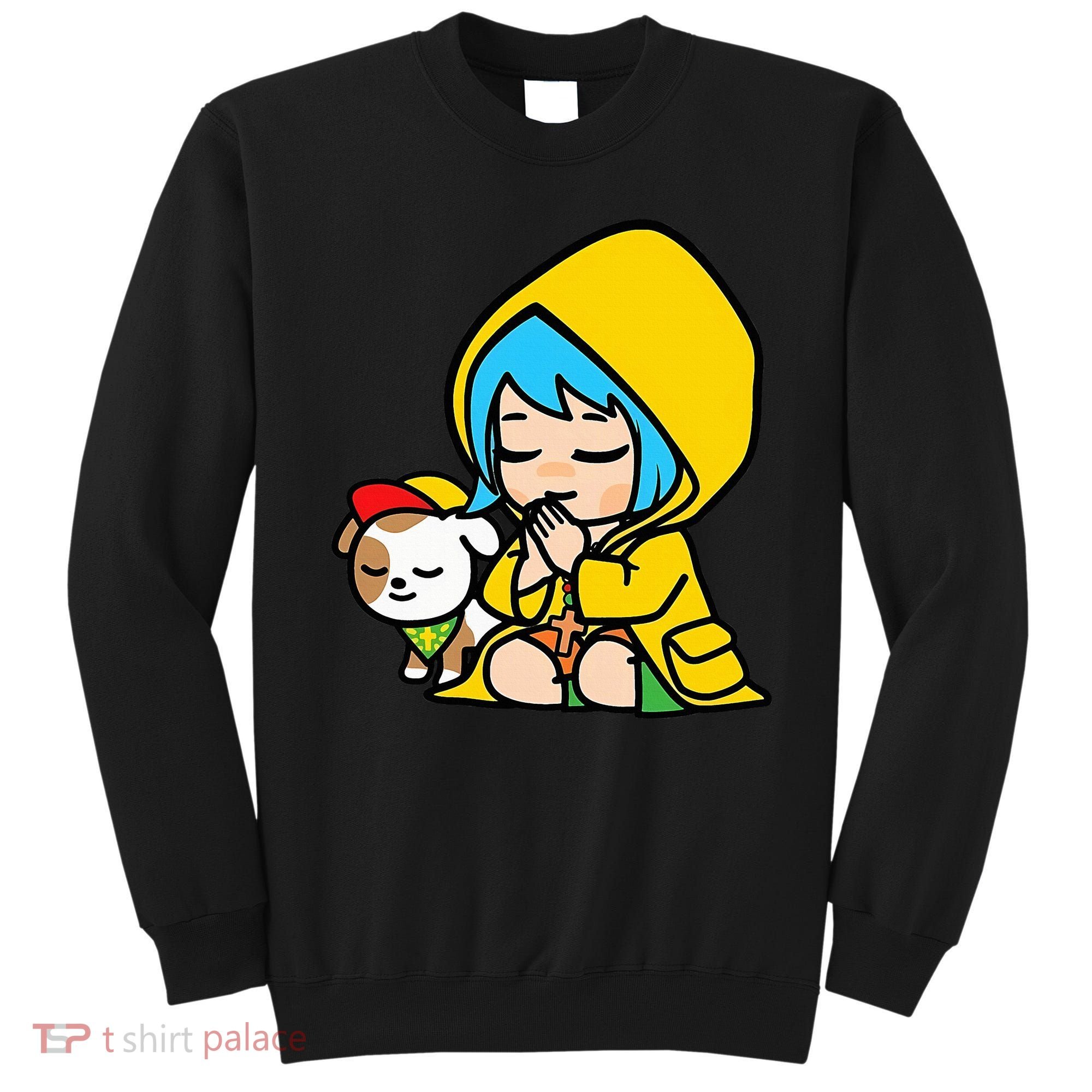 Luce Praying Catholic Pilgrim Vatican Anime Mascot 2025 Sweatshirt
