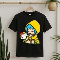 Luce Praying Catholic Pilgrim Vatican Anime Mascot 2025 T-Shirt thumb 2