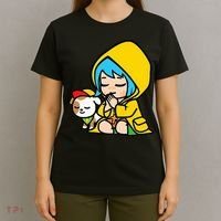 Luce Praying Catholic Pilgrim Vatican Anime Mascot 2025 T-Shirt thumb 4