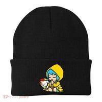 Luce Praying Catholic Pilgrim Vatican Anime Mascot 2025 Beanie thumb 0