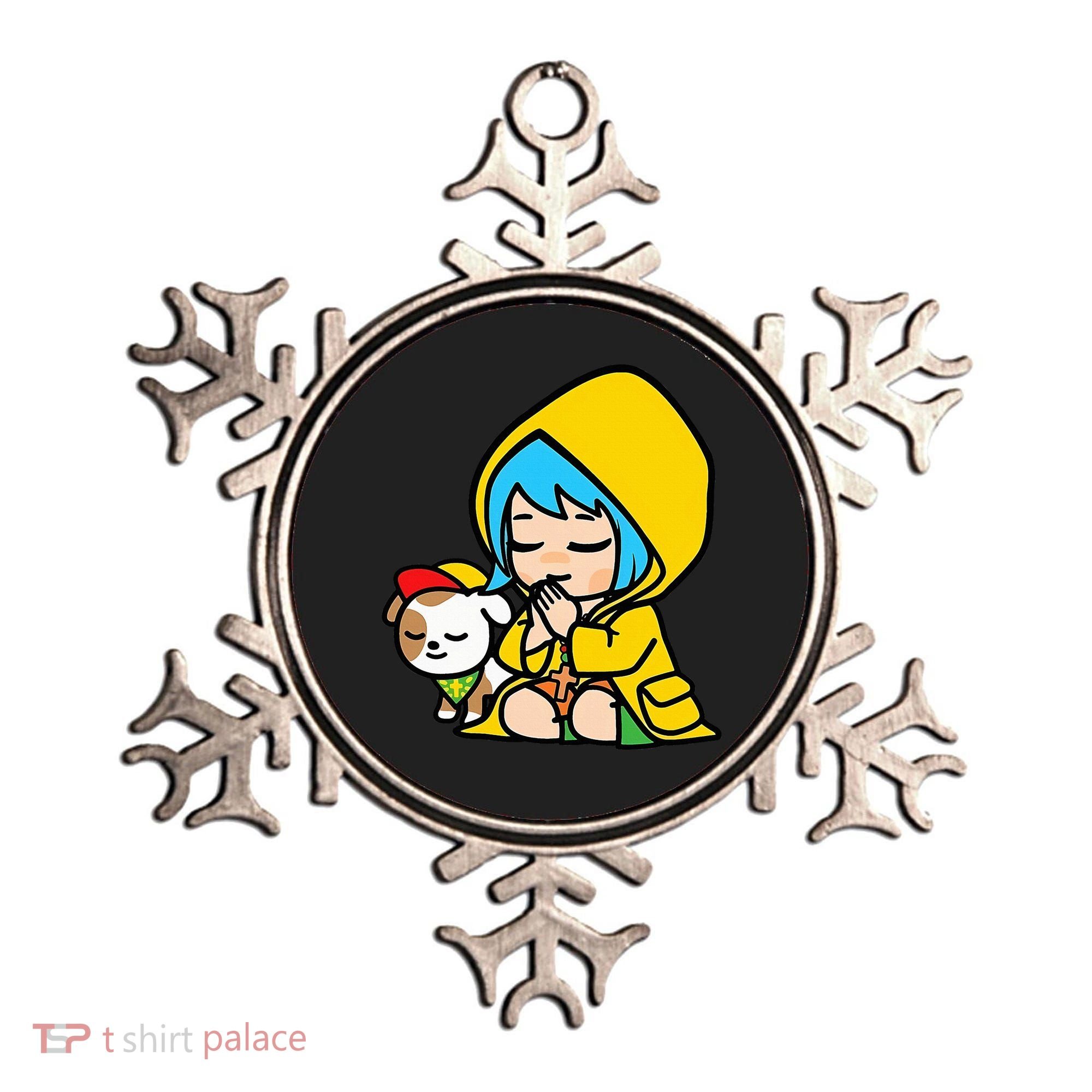 Luce Praying Catholic Pilgrim Vatican Anime Mascot 2025 Ornament