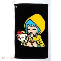 Luce Praying Catholic Pilgrim Vatican Anime Mascot 2025 Golf Towel thumb 0