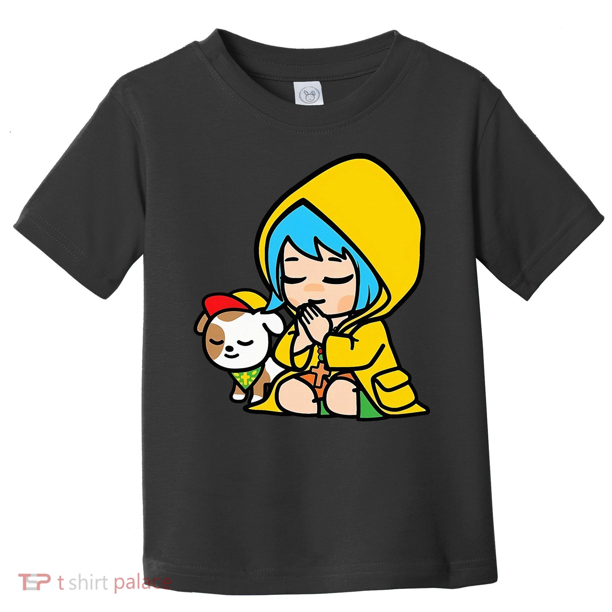 Luce Praying Catholic Pilgrim Vatican Anime Mascot 2025 Toddler T-Shirt