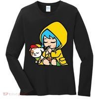 Luce Praying Catholic Pilgrim Vatican Anime Mascot 2025 Women's Long Sleeve Shirt thumb 0