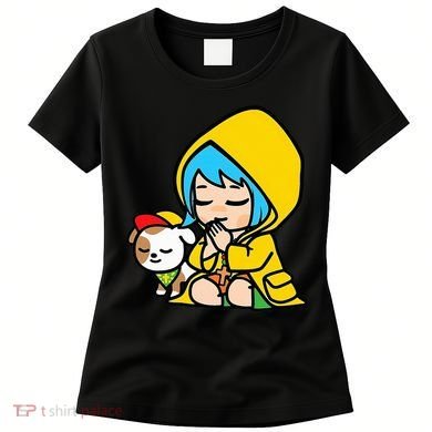 Luce Praying Catholic Pilgrim Vatican Anime Mascot 2025 Women's T-Shirt