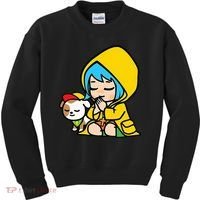 Luce Praying Catholic Pilgrim Vatican Anime Mascot 2025 Kids Sweatshirt thumb 0