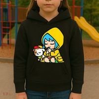 Luce Praying Catholic Pilgrim Vatican Anime Mascot 2025 Kids Hoodie thumb 3