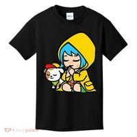 Luce Praying Catholic Pilgrim Vatican Anime Mascot 2025 Kids T-Shirt thumb 0