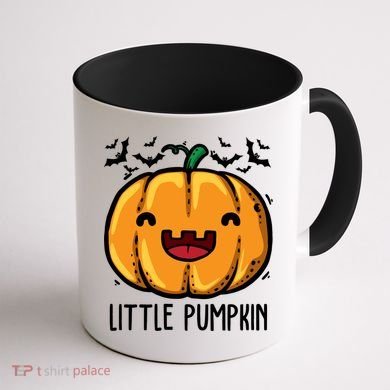Little Pumpkin Cute Halloween Coffee Mug back