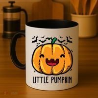 Little Pumpkin Cute Halloween Coffee Mug thumb 4