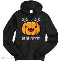 Little Pumpkin Cute Halloween Tie Dye Hoodie thumb 0
