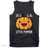 Little Pumpkin Cute Halloween Tank Top thumb 0