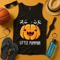 Little Pumpkin Cute Halloween Tank Top thumb 4
