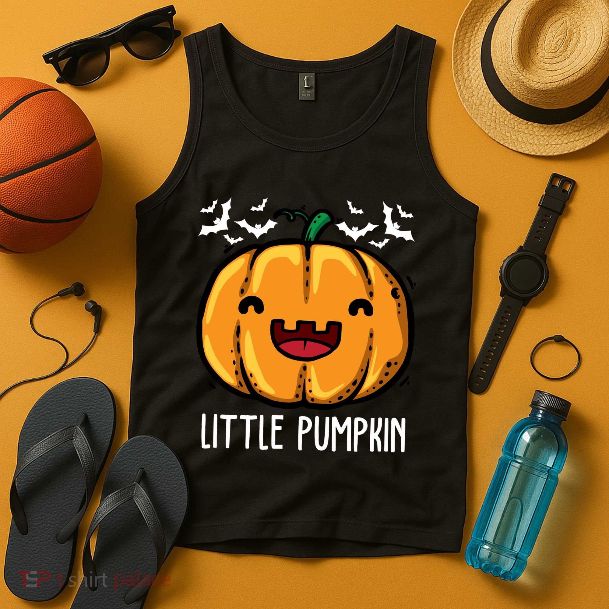 Little Pumpkin Cute Halloween Tank Top
