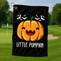 Little Pumpkin Cute Halloween Golf Towel thumb 1