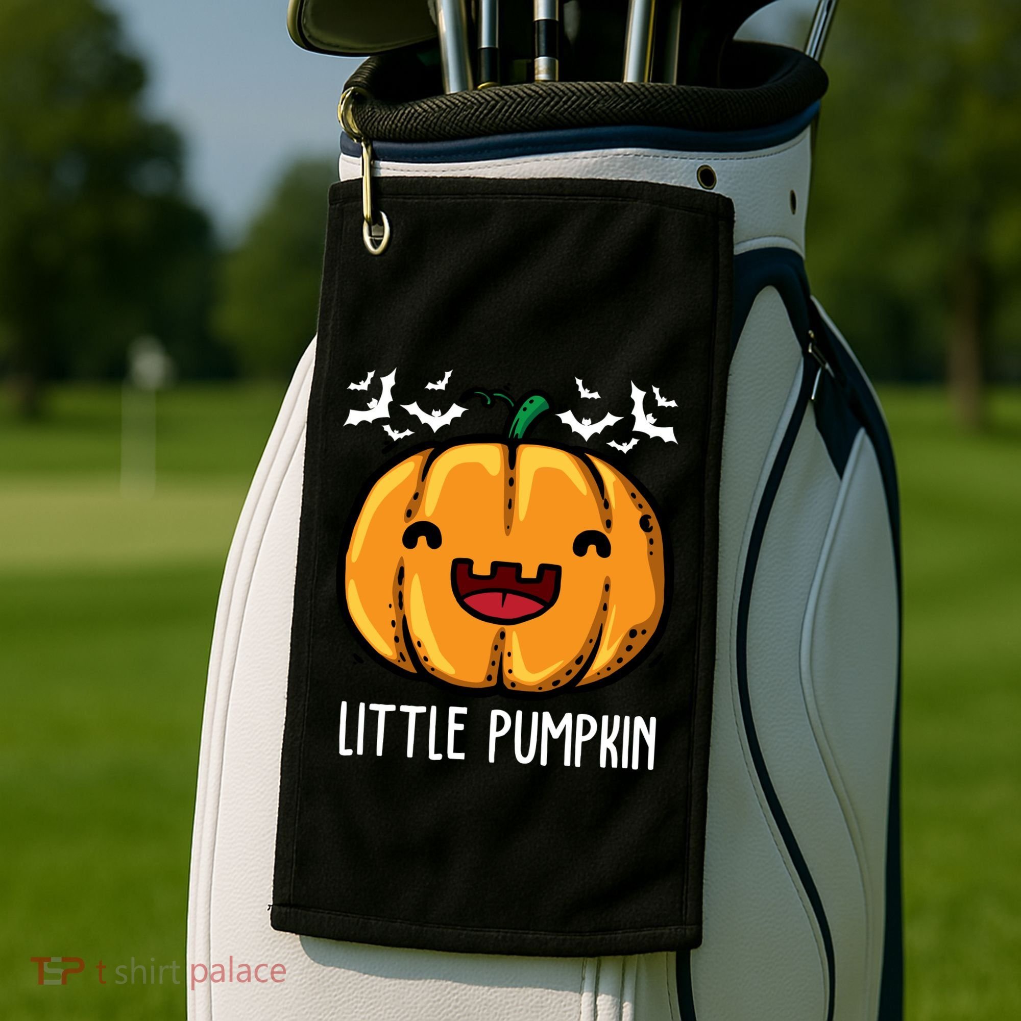 Little Pumpkin Cute Halloween Golf Towel