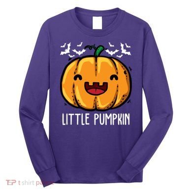 Little Pumpkin Cute Halloween Long Sleeve Shirt