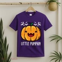Little Pumpkin Cute Halloween T-Shirt thumb 2