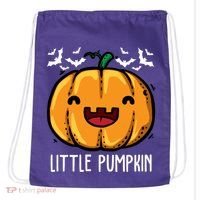 Little Pumpkin Cute Halloween Drawstring Bag thumb 0