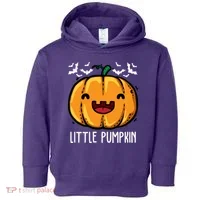 Little Pumpkin Cute Halloween Toddler Hoodie thumb 0