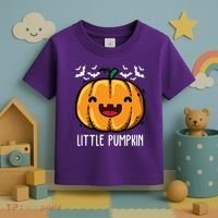 Little Pumpkin Cute Halloween Toddler T-Shirt thumb 3