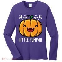 Little Pumpkin Cute Halloween Women's Long Sleeve Shirt thumb 0