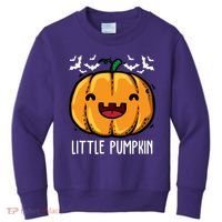 Little Pumpkin Cute Halloween Kids Sweatshirt thumb 0