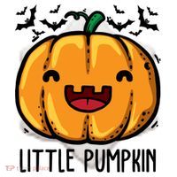 Little Pumpkin Cute Halloween Ceramic Ornament thumb 2
