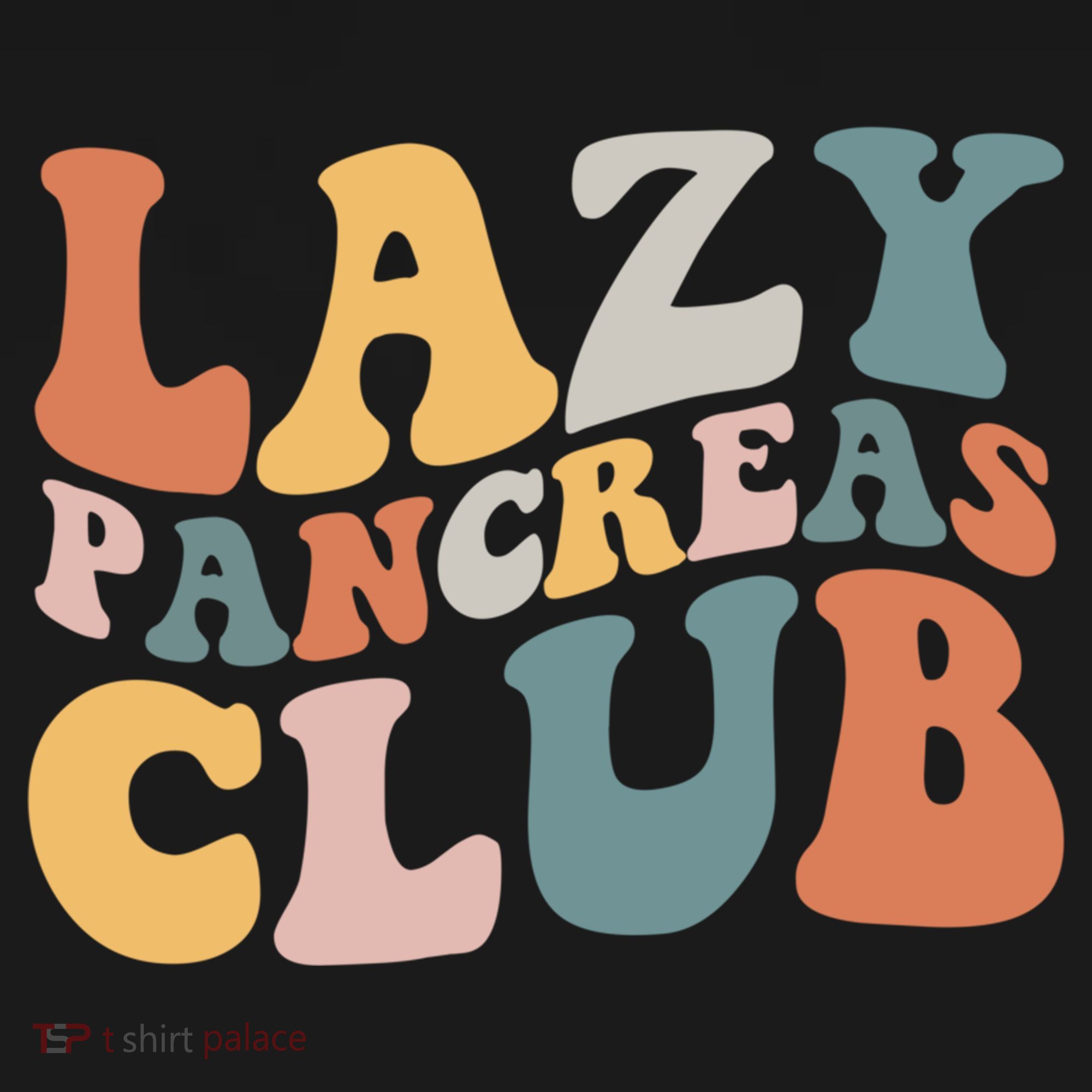 Lazy Pancreas Club Retro Groovy Diabetes Awareness Funny Gift Pajama Set