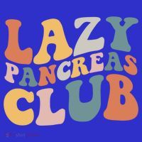 Lazy Pancreas Club Retro Groovy Diabetes Awareness Funny Gift Toddler Hoodie thumb 2