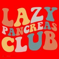 Lazy Pancreas Club Retro Groovy Diabetes Awareness Funny Gift Santa Hat thumb 1