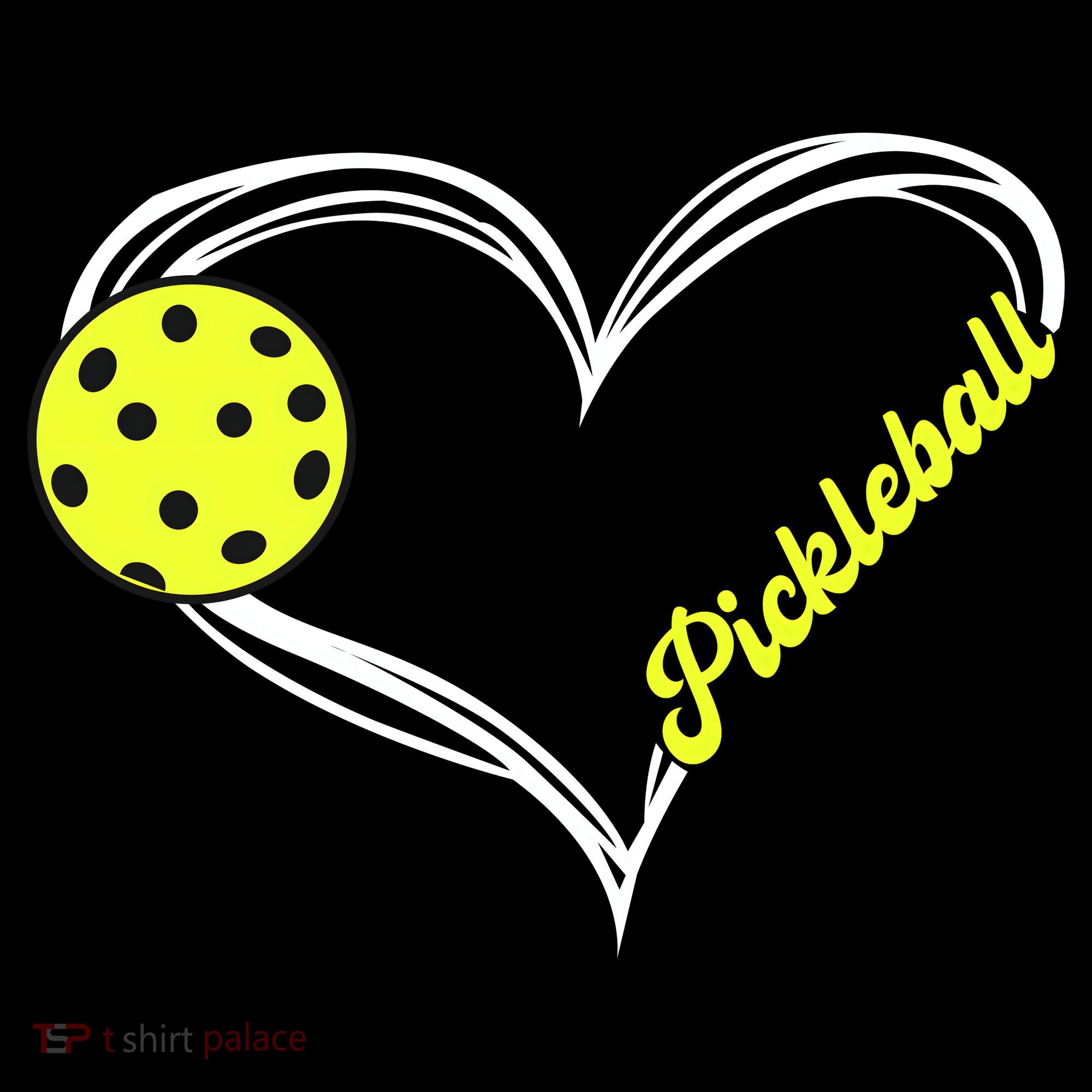 I Love Pickleball Cute Match Button