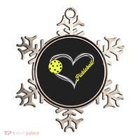 I Love Pickleball Cute Match Ornament thumb 0