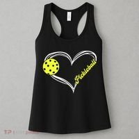 I Love Pickleball Cute Match Women's Tank Top thumb 3