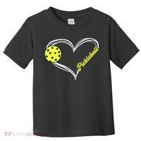 I Love Pickleball Cute Match Toddler T-Shirt thumb 0
