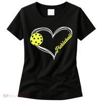 I Love Pickleball Cute Match Women's T-Shirt thumb 0